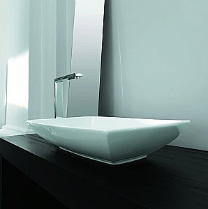 Раковина накладная Artceram Jazz 60 JZL002 01 00 белая купить в интернет-магазине Sanbest