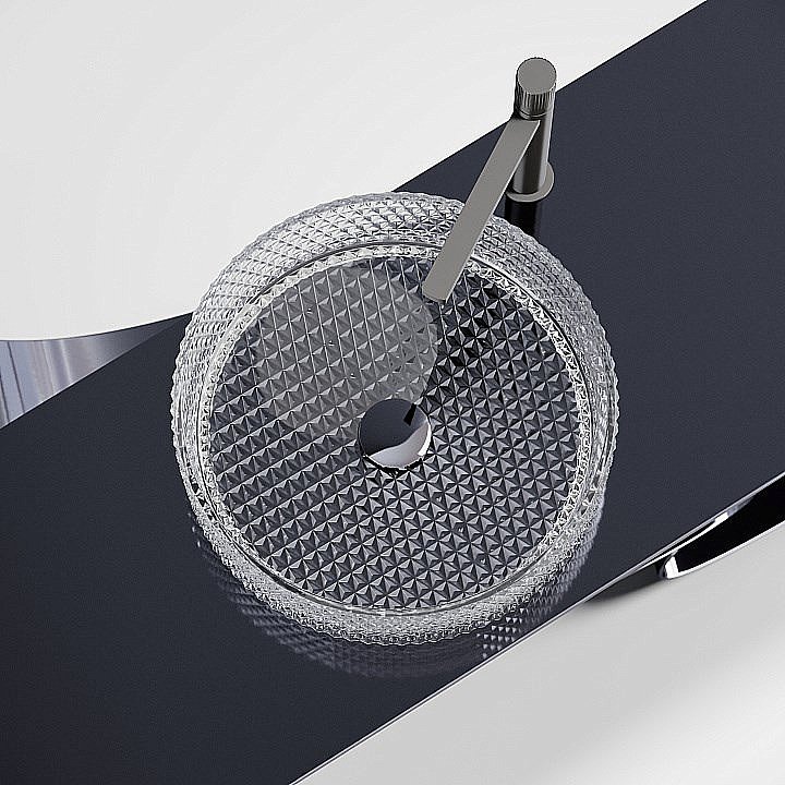 Раковина Ceramica Nova Cristal 36 CN6062 прозрачная купить в интернет-магазине Sanbest