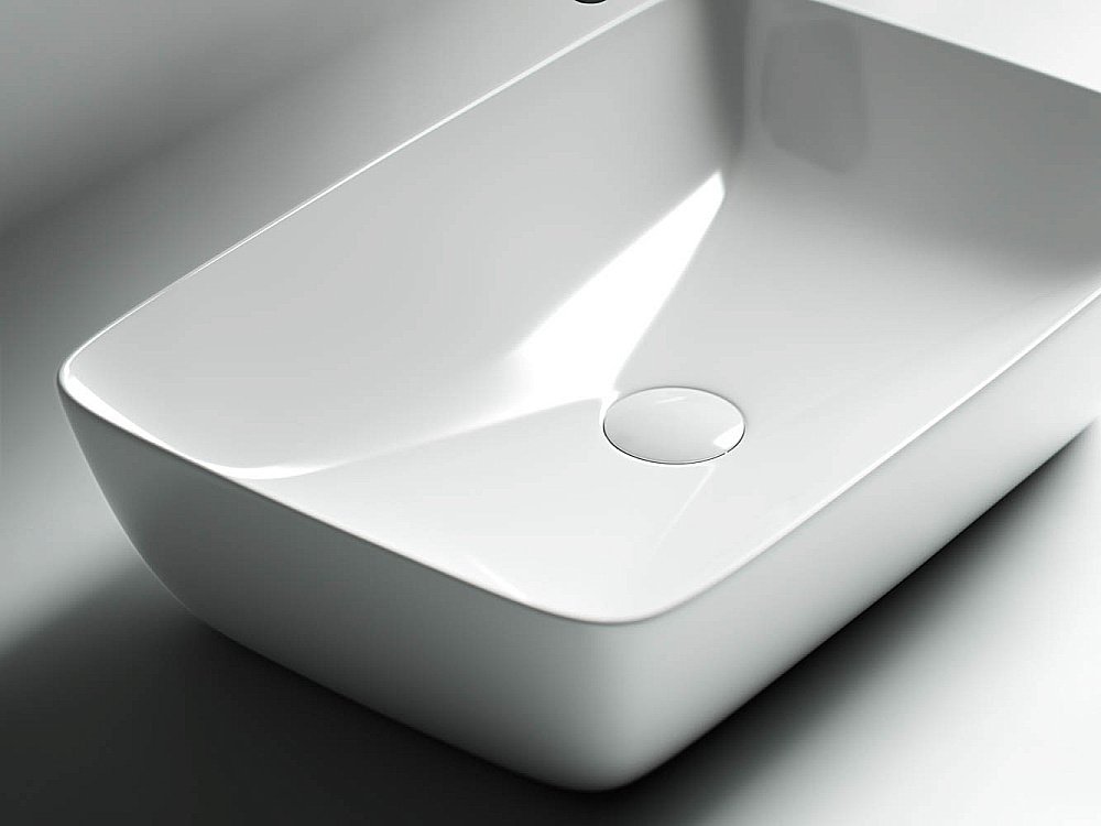 Раковина накладная Ceramica Nova Form CN2003 58 купить в интернет-магазине Sanbest
