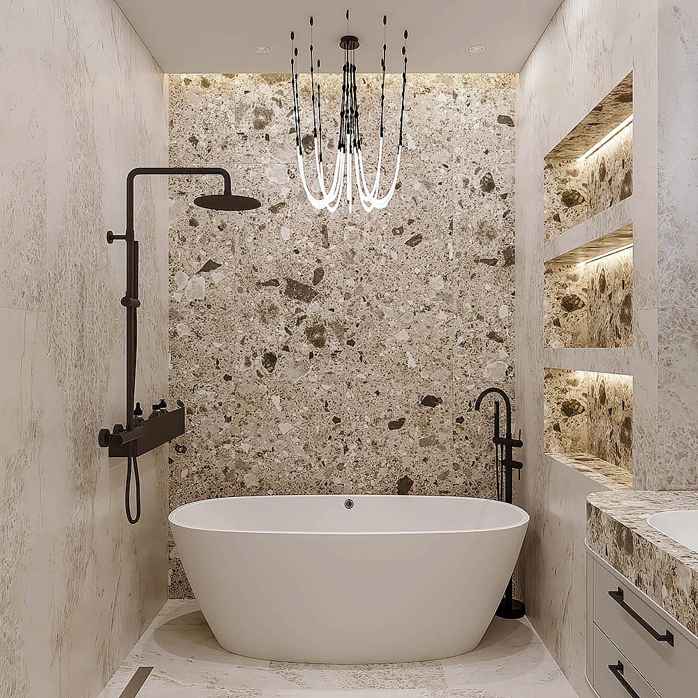 Ванна из искусственного камня Veconi Imperia IMP17080M 170х80 белая матовая купить в интернет-магазине Sanbest