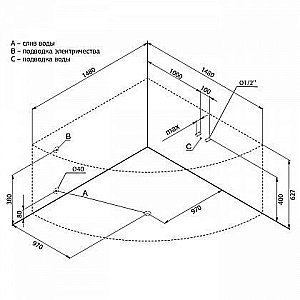 Акриловая ванна Aquanet Manila 150 205522 с к/с купить в интернет-магазине Sanbest