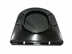 Унитаз напольный Ceramalux NS-2176-18 черный, безободковый, с бачком, с крышкой микролифт купить в интернет-магазине Sanbest