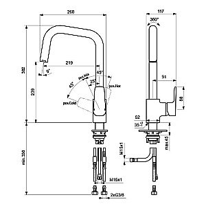 Смеситель для кухни Ideal Standard CeraPlan III B0960AA купить в интернет-магазине сантехники Sanbest