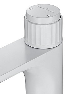 Смеситель для раковины WONZON & WOGHAND CLICK, Белый матовый (WW-A40412-MW) купить в интернет-магазине сантехники Sanbest