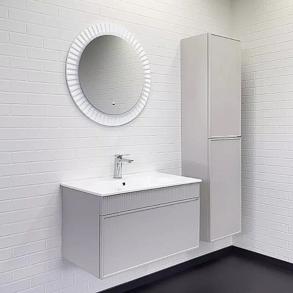 Зеркало Comforty Мадрид 70 00-00014143 белое в ванную от интернет-магазине сантехники Sanbest