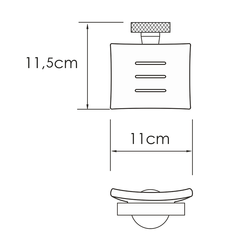 Мыльница WasserKraft Tauber K-64429 никель купить в интернет-магазине сантехники Sanbest