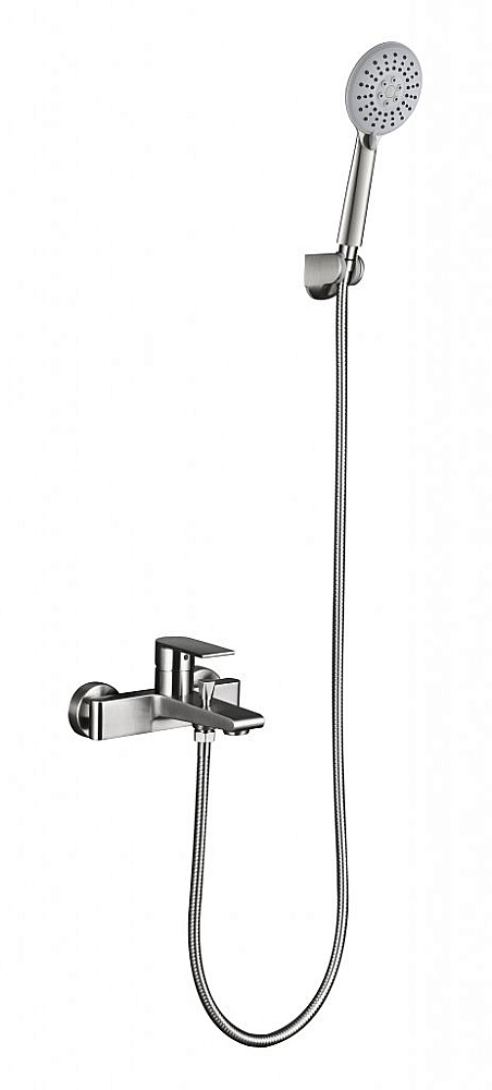Смеситель для ванны BelBagno NOVA NOV-SET-VDH-IN сатин купить в интернет-магазине сантехники Sanbest