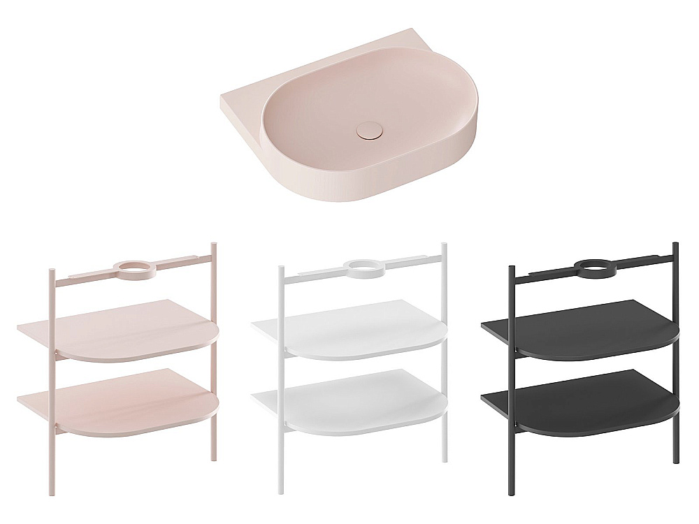 Раковина Ravak Yard 600 XJX0G260000 розовый купить в интернет-магазине Sanbest