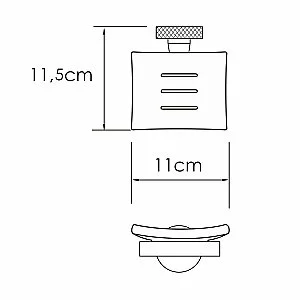 Мыльница WasserKraft Tauber K-64429 никель купить в интернет-магазине сантехники Sanbest