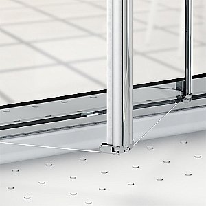 Душевой уголок Радомир Люкс 80 стекло матовое/профиль хром купить в интернет-магазине Sanbest