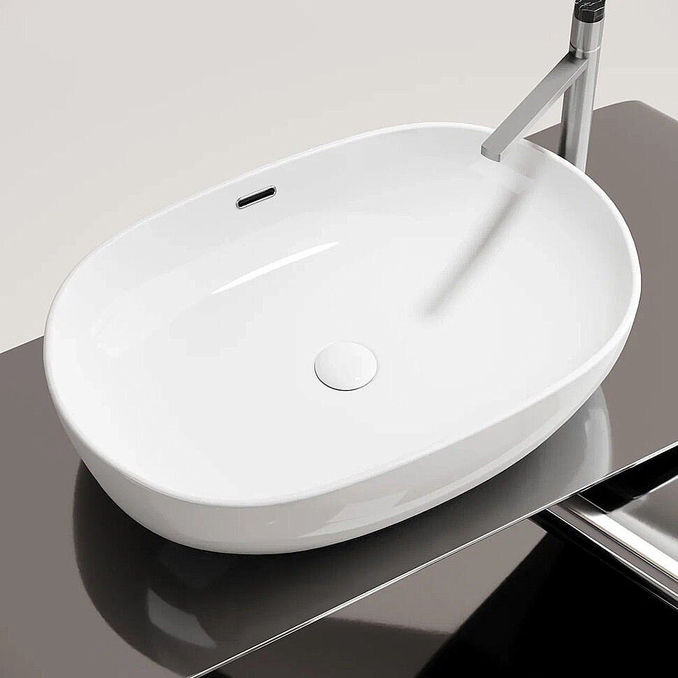 Раковина Ceramica Nova Element CN6064 белая купить в интернет-магазине Sanbest