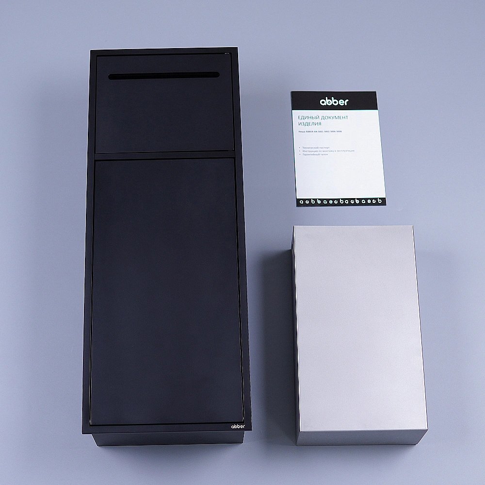 Скрытая настенная ниша Abber Nischen AN3008MB черная матовая купить в интернет-магазине сантехники Sanbest