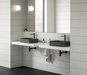 Раковина Ravak Slim R XJX0D155001 черный матовый купить в интернет-магазине Sanbest