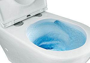 Унитаз напольный Azario Grado AZ-2141 UQ1 белый, безободковый, с бачком, с крышкой микролифт, слив торнадо купить в интернет-магазине Sanbest