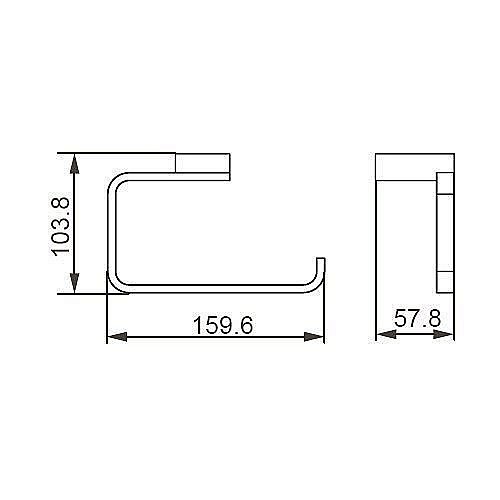 Держатель туалетной бумаги Aquanet 5686 купить в интернет-магазине сантехники Sanbest