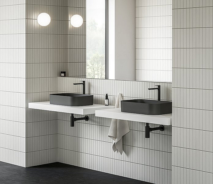 Раковина Ravak Slim R XJX0D155001 черный матовый купить в интернет-магазине Sanbest