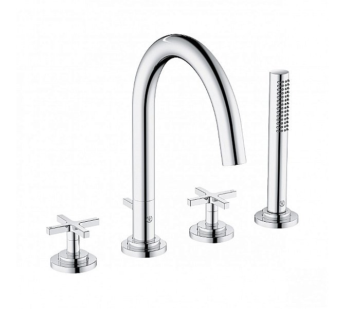 Смеситель для ванны Kludi Nova Fonte 204250520 хром купить в интернет-магазине сантехники Sanbest