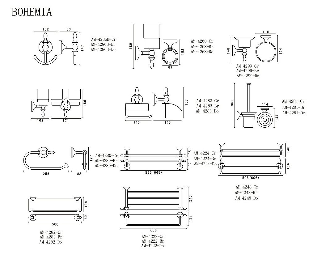 Крючок ART&MAX BOHEMIA AM-E-4286B-Br бронза купить в интернет-магазине сантехники Sanbest