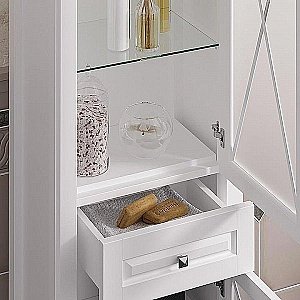 Тумба с раковиной Опадирис Палермо 80 белая матовая для ванной в интернет-магазине Sanbest