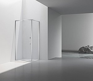 Душевой уголок Vincea Slim 8mm VSR-4SLP9090CL 90x90 профиль хром/стекло прозрачное купить в интернет-магазине Sanbest