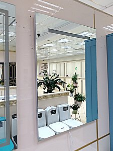 Зеркало LED Misty 1 Неон 60x80 сенсор на корпусе в ванную от интернет-магазине сантехники Sanbest