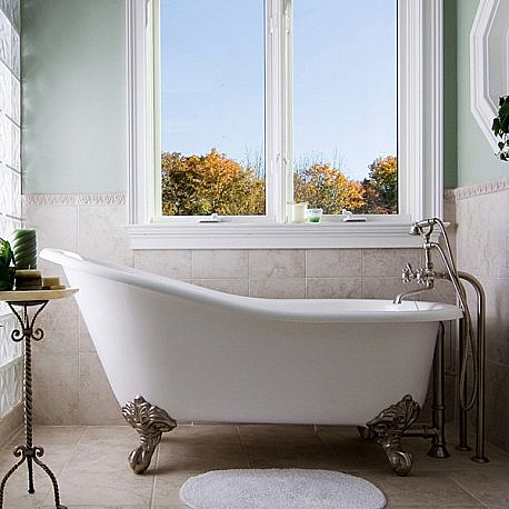 Ванна чугунная Magliezza Gracia 170x76 белая/ножки бронза купить в интернет-магазине Sanbest