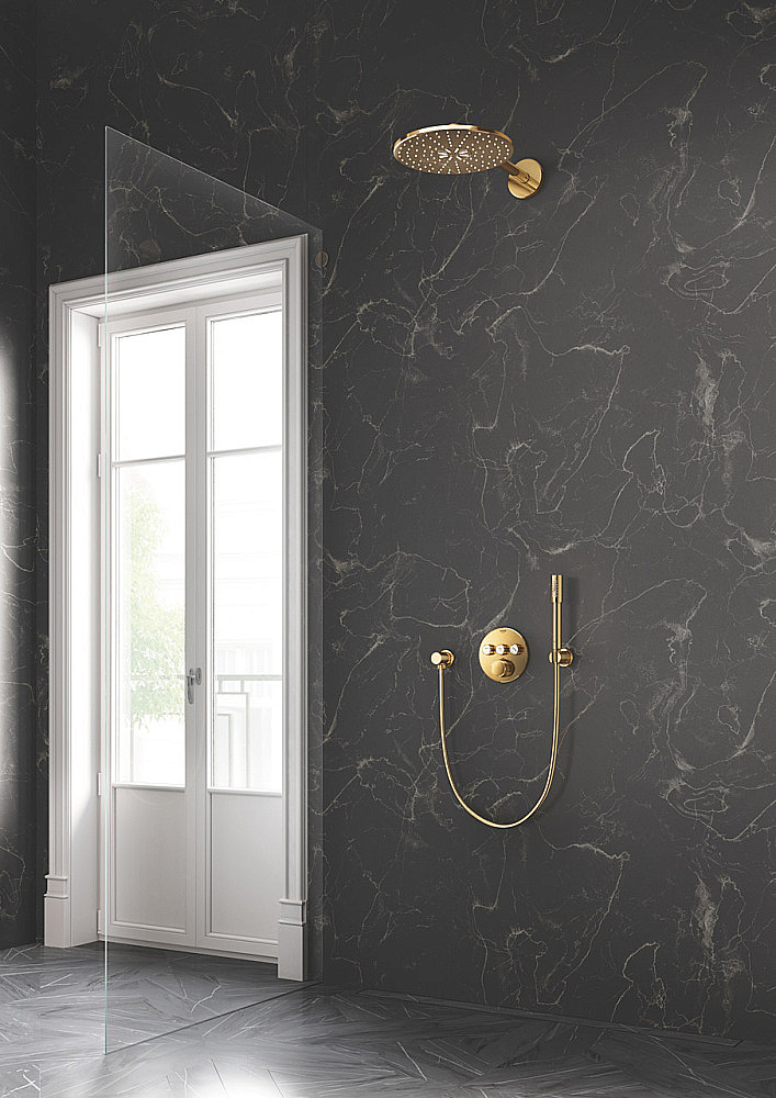 Смеситель для душа Grohe Grohtherm SmartControl 29121GL0 холодный рассвет глянцевый купить в интернет-магазине сантехники Sanbest