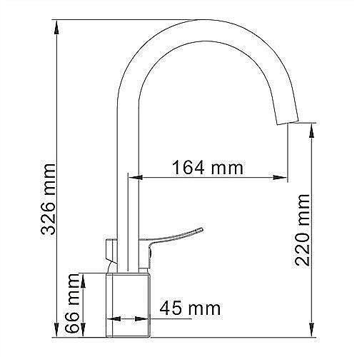Смеситель для кухни WasserKRAFT Aller 1067 купить в интернет-магазине сантехники Sanbest