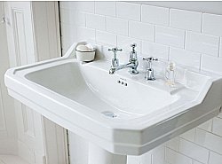 Раковина Burlington B20 с тремя отверстиями купить в интернет-магазине сантехники Sanbest