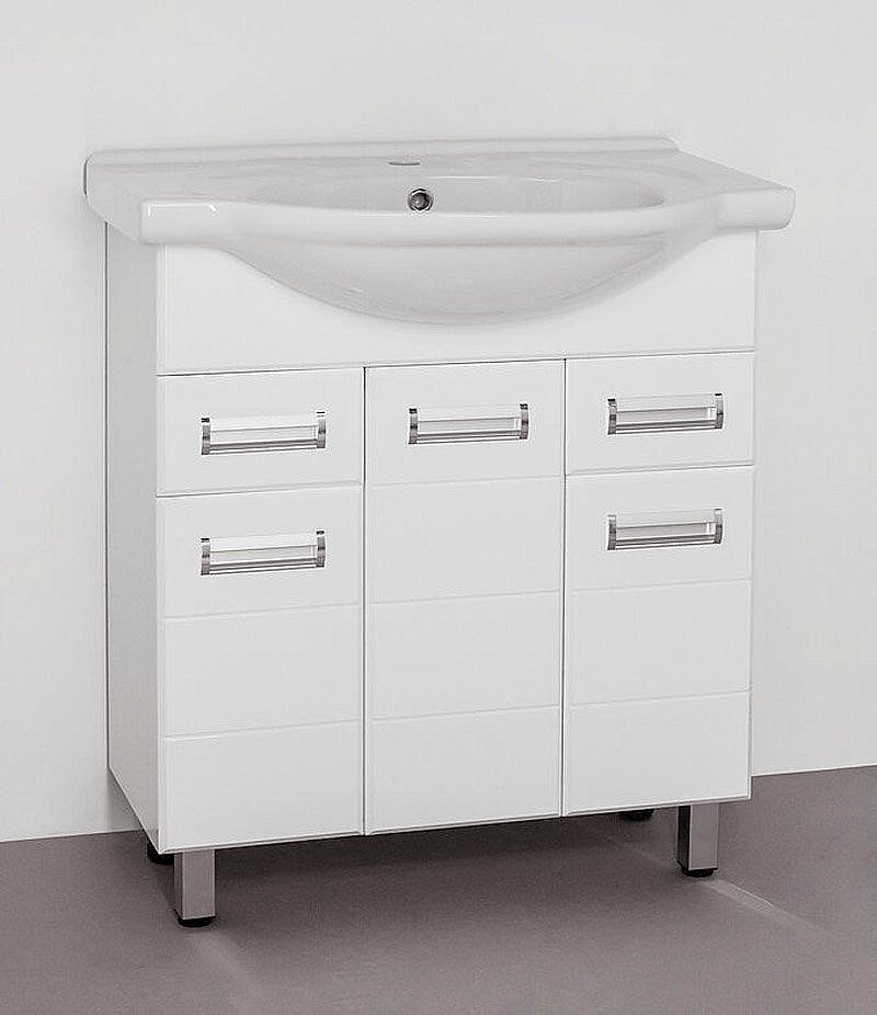 Тумба с раковиной Style Line Ирис 75 для ванной в интернет-магазине Sanbest