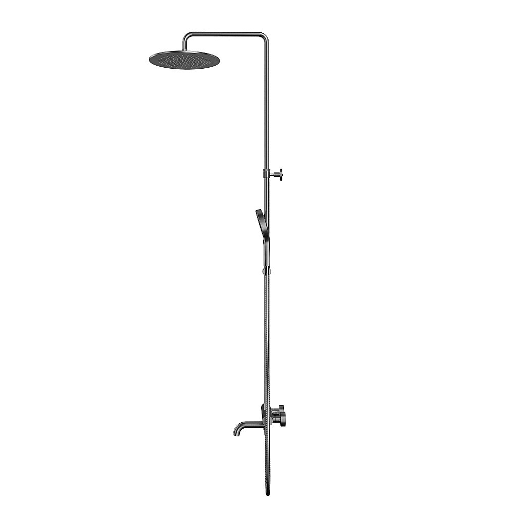 Душевая система WhiteCross Y Y1234TOPGM оружейная сталь купить в интернет-магазине сантехники Sanbest