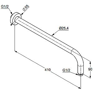 Душевая система Kludi Bozz 386340576 хром купить в интернет-магазине сантехники Sanbest