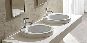 Раковина встраиваемая Globo Lavabi d'arredamento 50 SAP50.BI*1 белая купить в интернет-магазине Sanbest