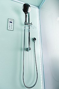 Душевая кабина Esbano Elegancia ES-L115CR 115x85 стекло матовое/профиль белый купить в интернет-магазине Sanbest