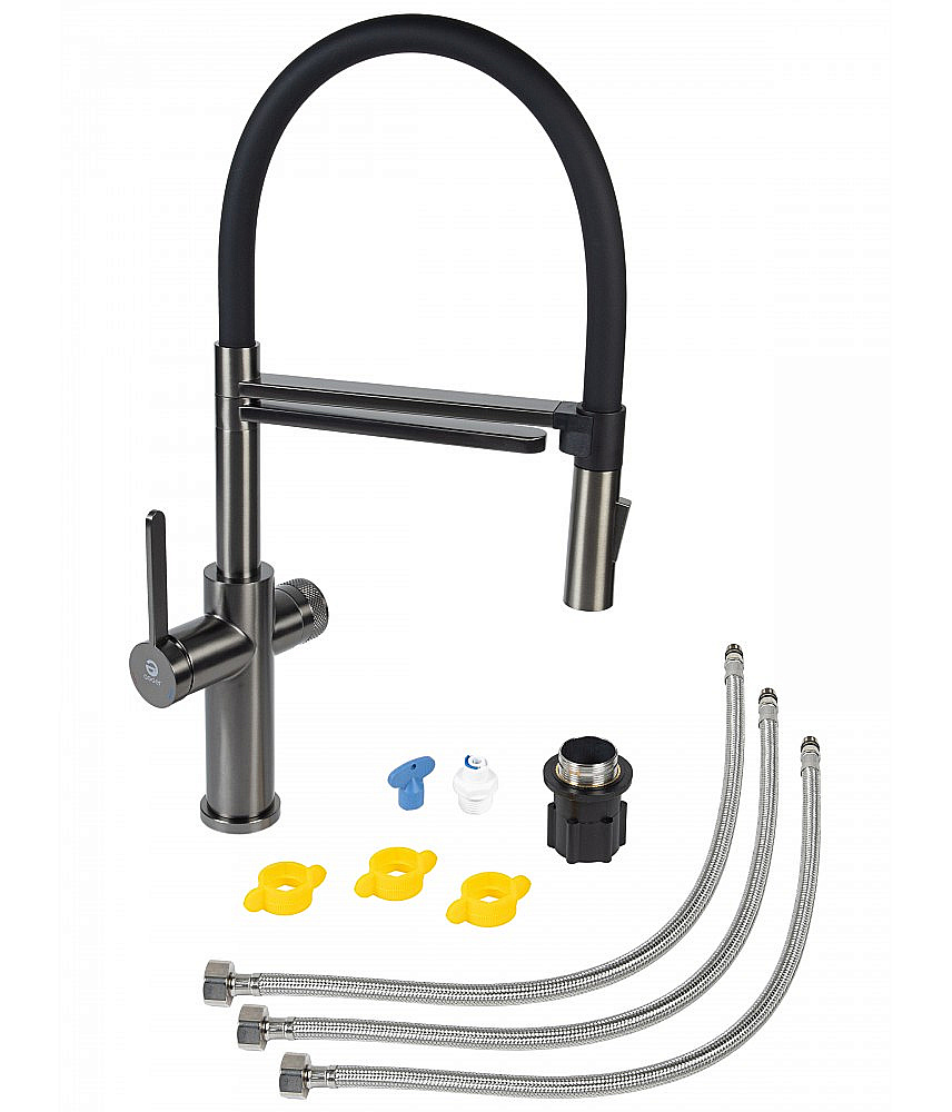 Смеситель для кухни Agger Elegant A3252555 оружейная сталь матовая купить в интернет-магазине сантехники Sanbest