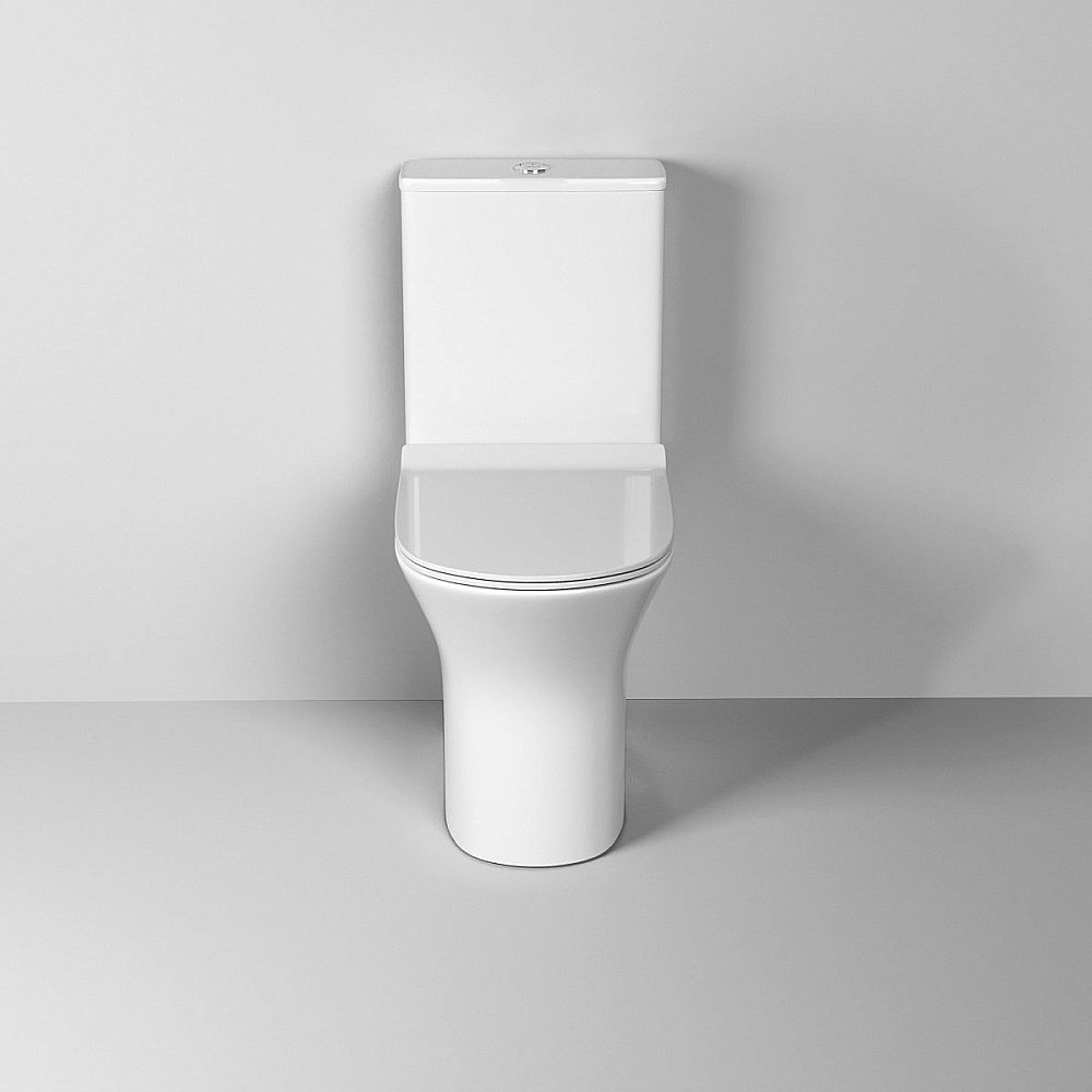 Унитаз-компакт Grossman Classic GR-4465S безободковый, с бачком, с крышкой микролифт, белый купить в интернет-магазине Sanbest