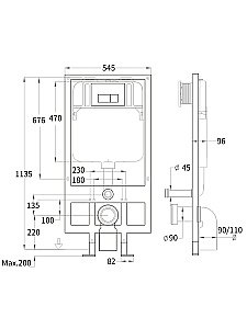 Унитаз подвесной WeltWasser WW MERZBACH 10000014136 с крышкой микролифт, безободковый, смыв торнадо, в комплекте с инсталяцией, черный матовый купить в интернет-магазине Sanbest