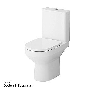 Унитаз-компакт AM.PM Spirit 2.0 C708600WH белый, с бачком, безободковый купить в интернет-магазине Sanbest