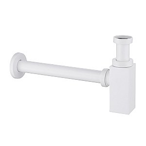 Сифон для раковины ABBER AF0031W белый матовый купить в интернет-магазине сантехники Sanbest