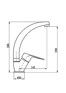 Смеситель для кухни Rav-Slezak VICTORIA VI206.5/3 купить в интернет-магазине сантехники Sanbest