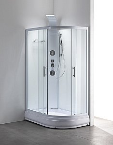 Душевая кабина с гидромассажем Taliente TA-128CW 120х80 стекло прозрачное купить в интернет-магазине Sanbest