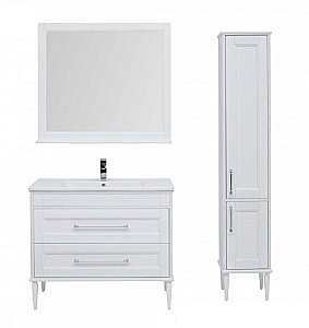 Тумба с раковиной Aquanet Бостон 100/Dreja Эйфория 100 ясень для ванной в интернет-магазине Sanbest