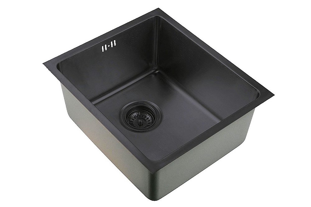 Мойка кухонная Zorg SZR 4438 Черная купить в интернет-магазине сантехники Sanbest