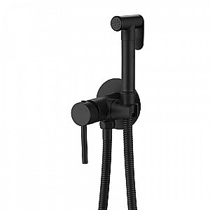 Гигиенический душ Abber WASSER KREIS AF8125B черный матовый купить в интернет-магазине сантехники Sanbest