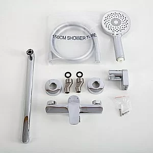 Смеситель для ванны и душа BelBagno UNIQUE-VASM-L-CRM хром купить в интернет-магазине сантехники Sanbest