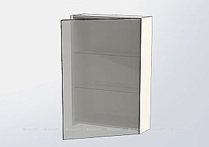 Зеркальный шкаф Aquanet Нью-Йорк 60 орех купить в интернет-магазине сантехники Sanbest