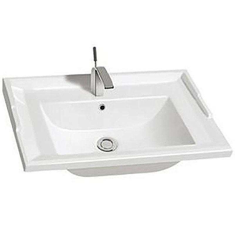 Раковина Ceramalux N 70 NYJ840-70 белая купить в интернет-магазине Sanbest