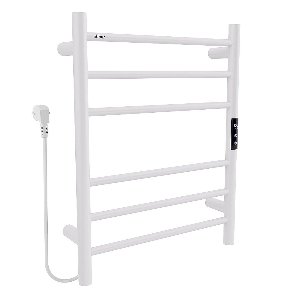 Полотенцесушитель электрический ABBER Standard AH4606MW белый матовый купить в интернет-магазине сантехники Sanbest