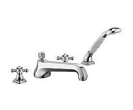 Смеситель для ванны с душевым набором Kludi Adlon 515250520 купить в интернет-магазине сантехники Sanbest