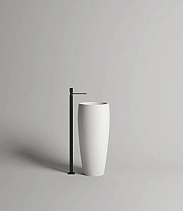 Раковина напольная Salini Armonia 03 130113SM 47 из искусственного камня S-Stone, белая матовая купить в интернет-магазине Sanbest